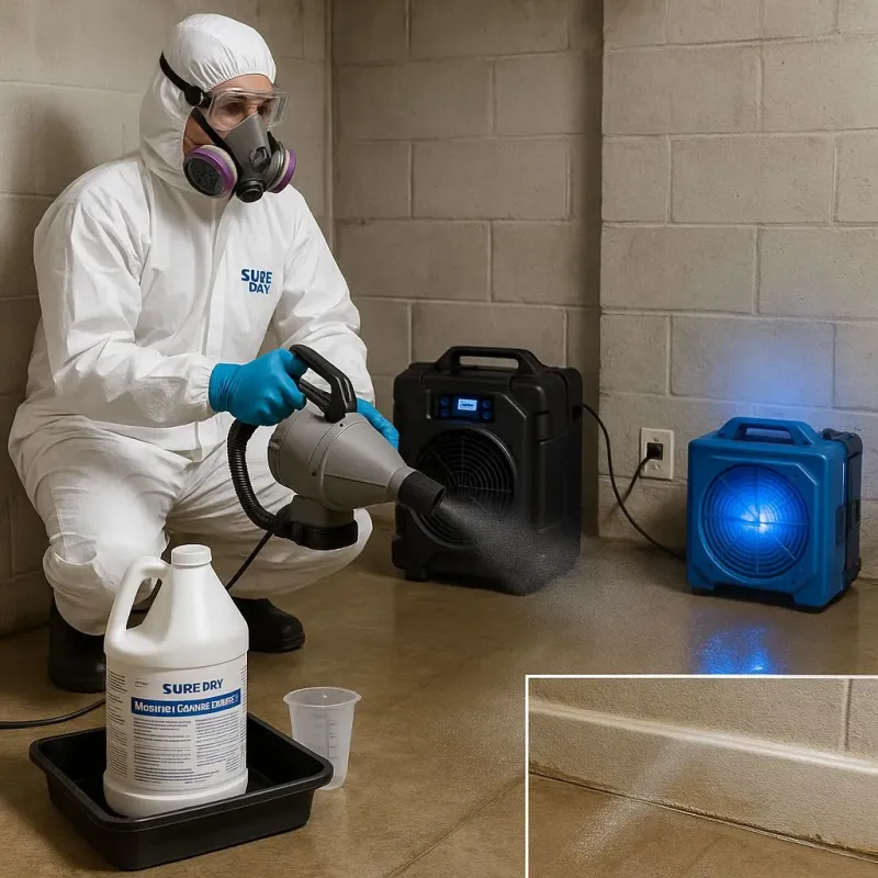 Sanitization and Odor Removal process in San Leandro, CA