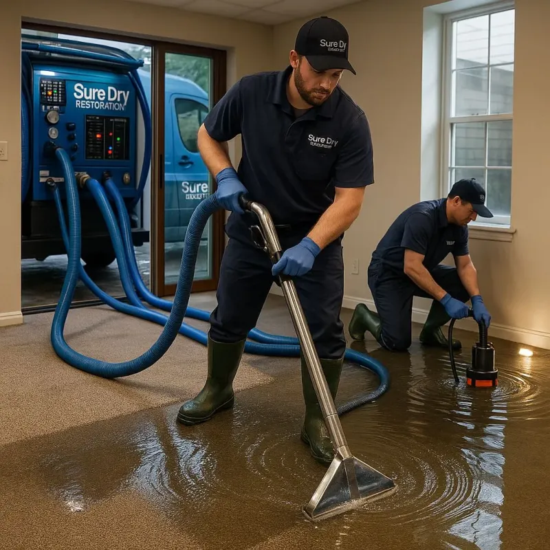 Water Extraction and Removal process in San Leandro, CA